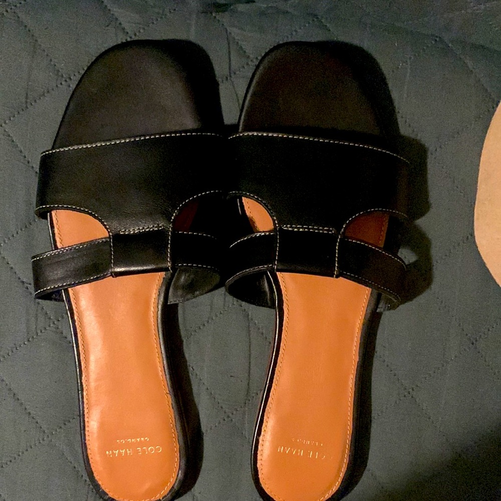 COPY - Cole Haan flat leather sandals